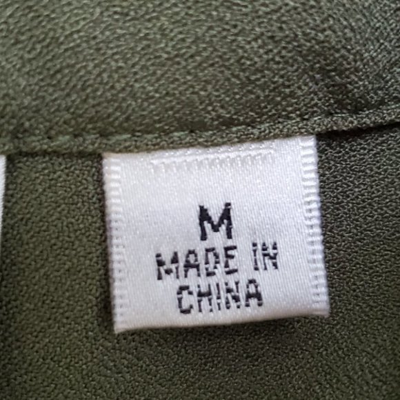 Linea by Louis Dell'Olio Green Button Up Top Blouse, Size M - Picture 11 of 13